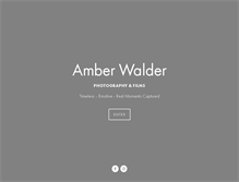 Tablet Screenshot of amberwalder.com